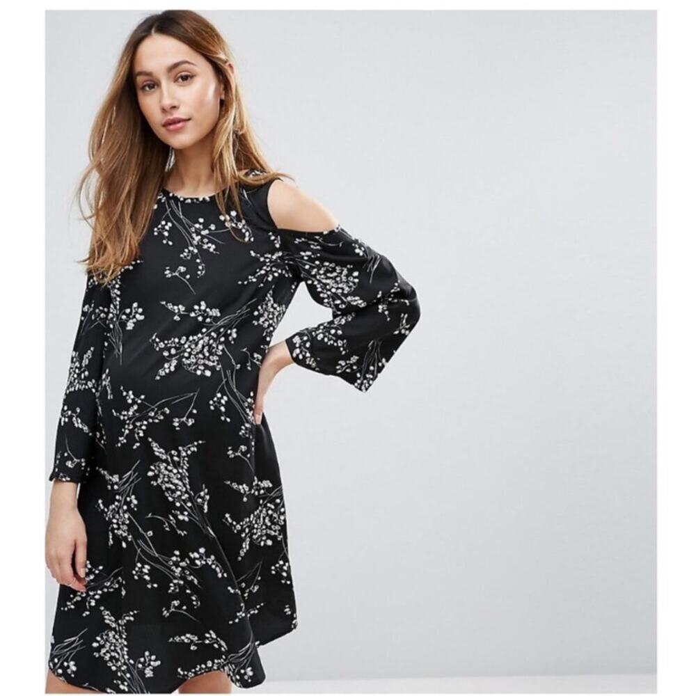 New Look Maternity Cold Shoulder Dress
